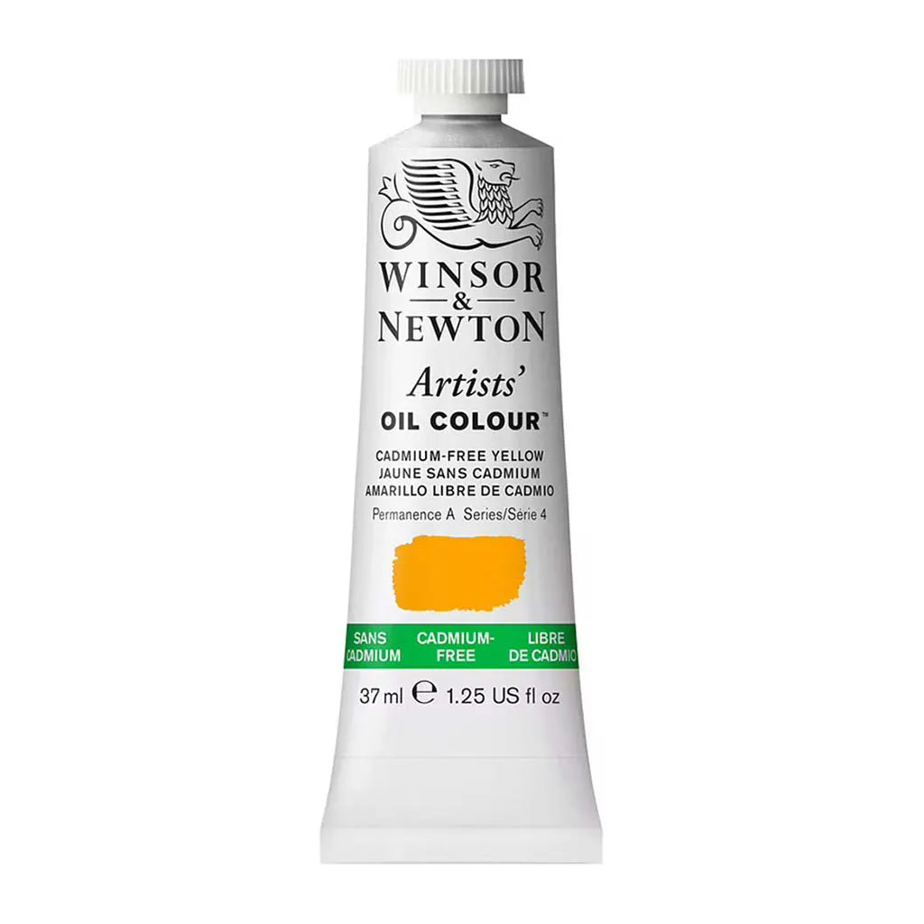 Winsor & Newton Artists Oil Colour 37ml Cadmium Free Yellow S4