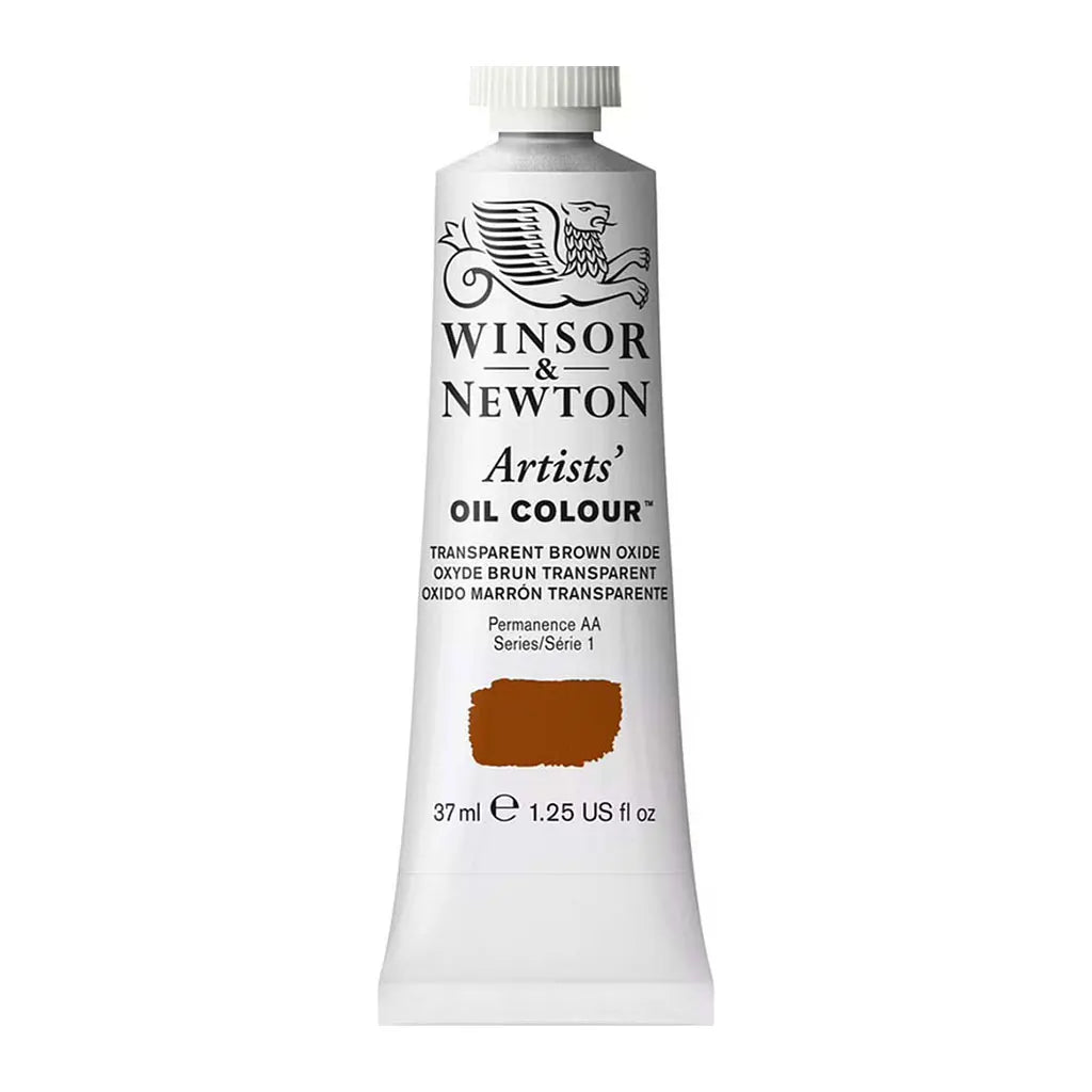 Winsor & Newton Artists Oil Colour 37ml Transparent Brown Oxide S1