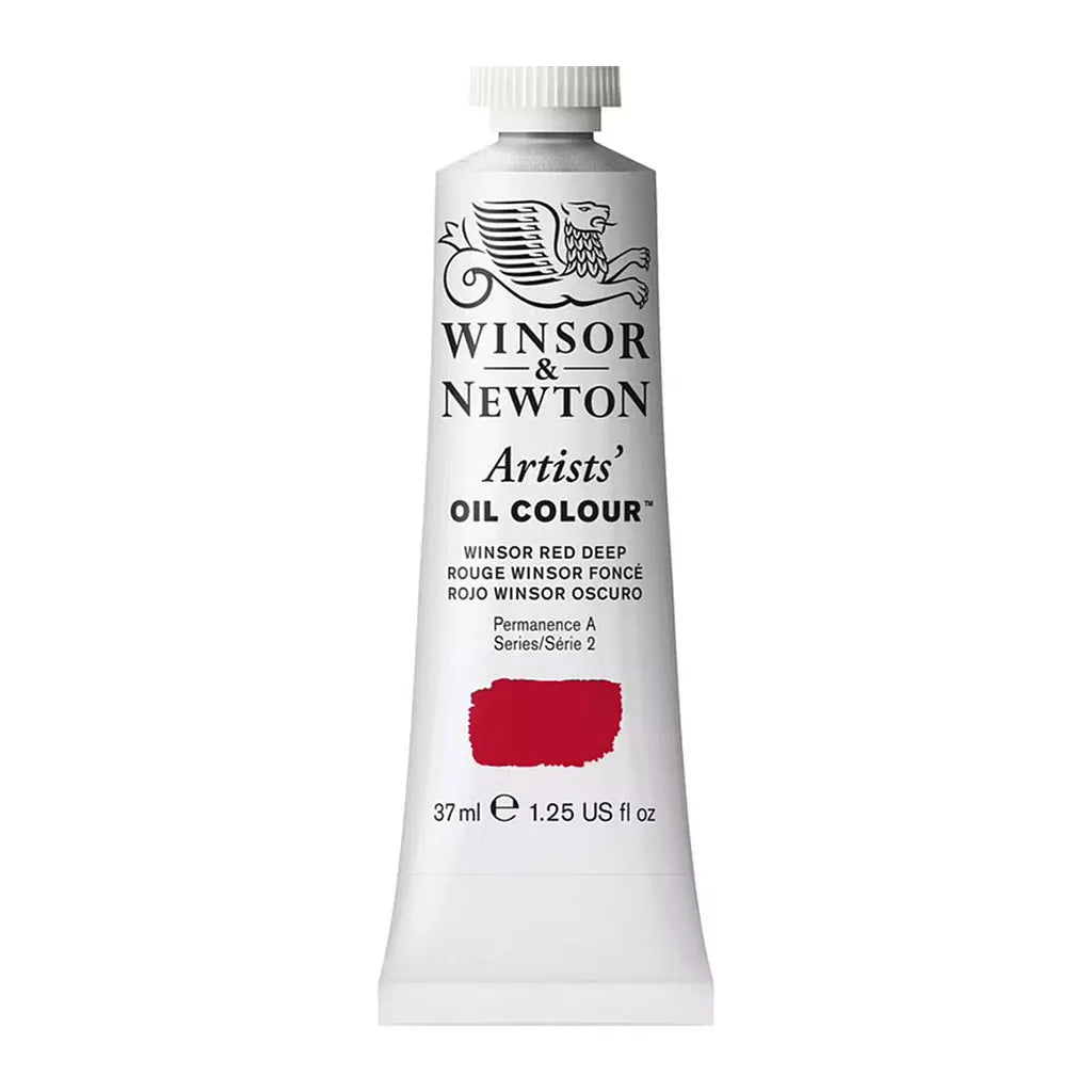 Winsor & Newton Artists Oil Colour 37ml Winsor Red Deep S2