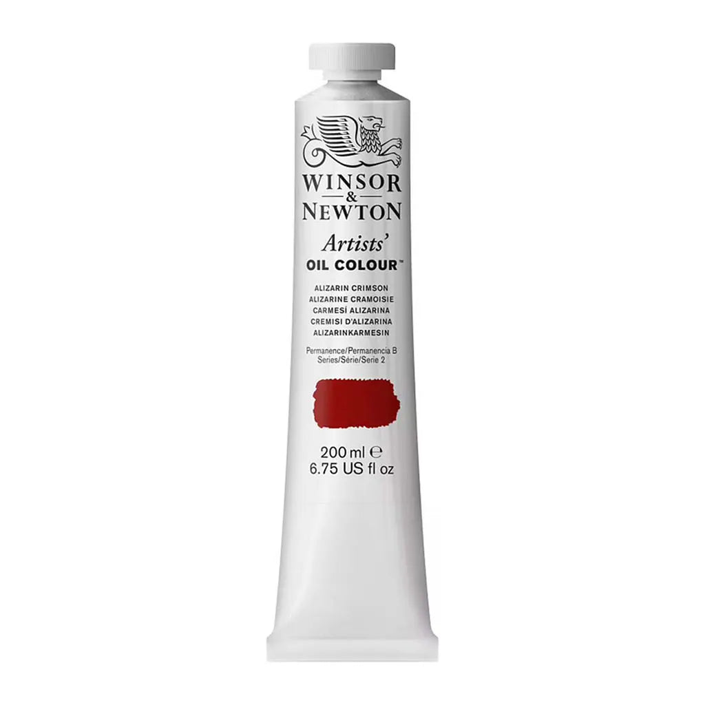 Winsor &amp; Newton Artists Oil Colour 200ml Alizarin Crimson S2