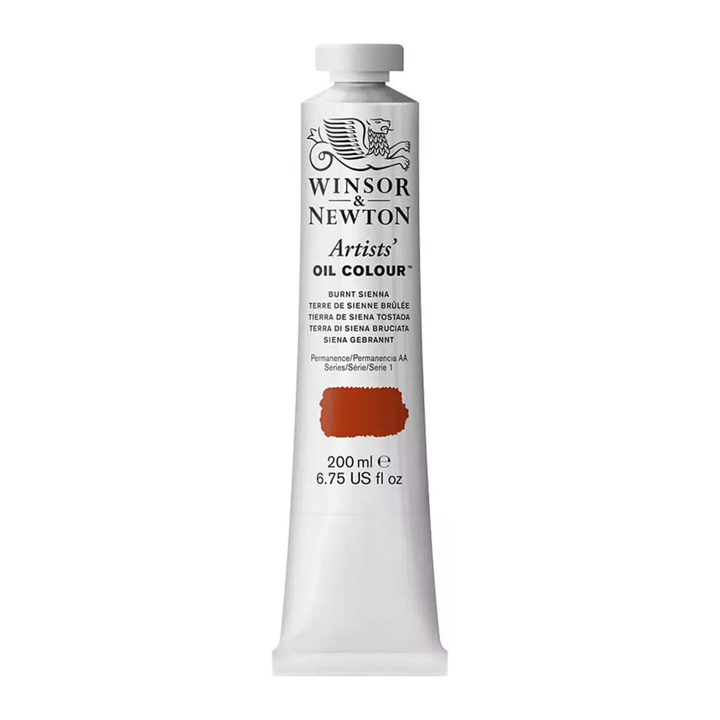 Winsor & Newton Artists Oil Colour 200ml Burnt Sienna S1