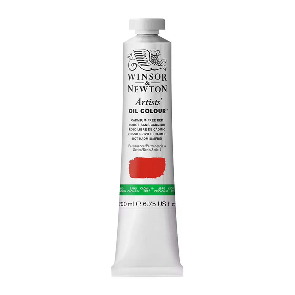 Winsor & Newton Artists Oil Colour 200ml Cadmium Free Red S4