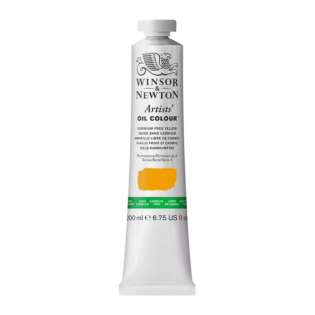 Winsor & Newton Artists Oil Colour 200ml Cadmium Free Yellow S4