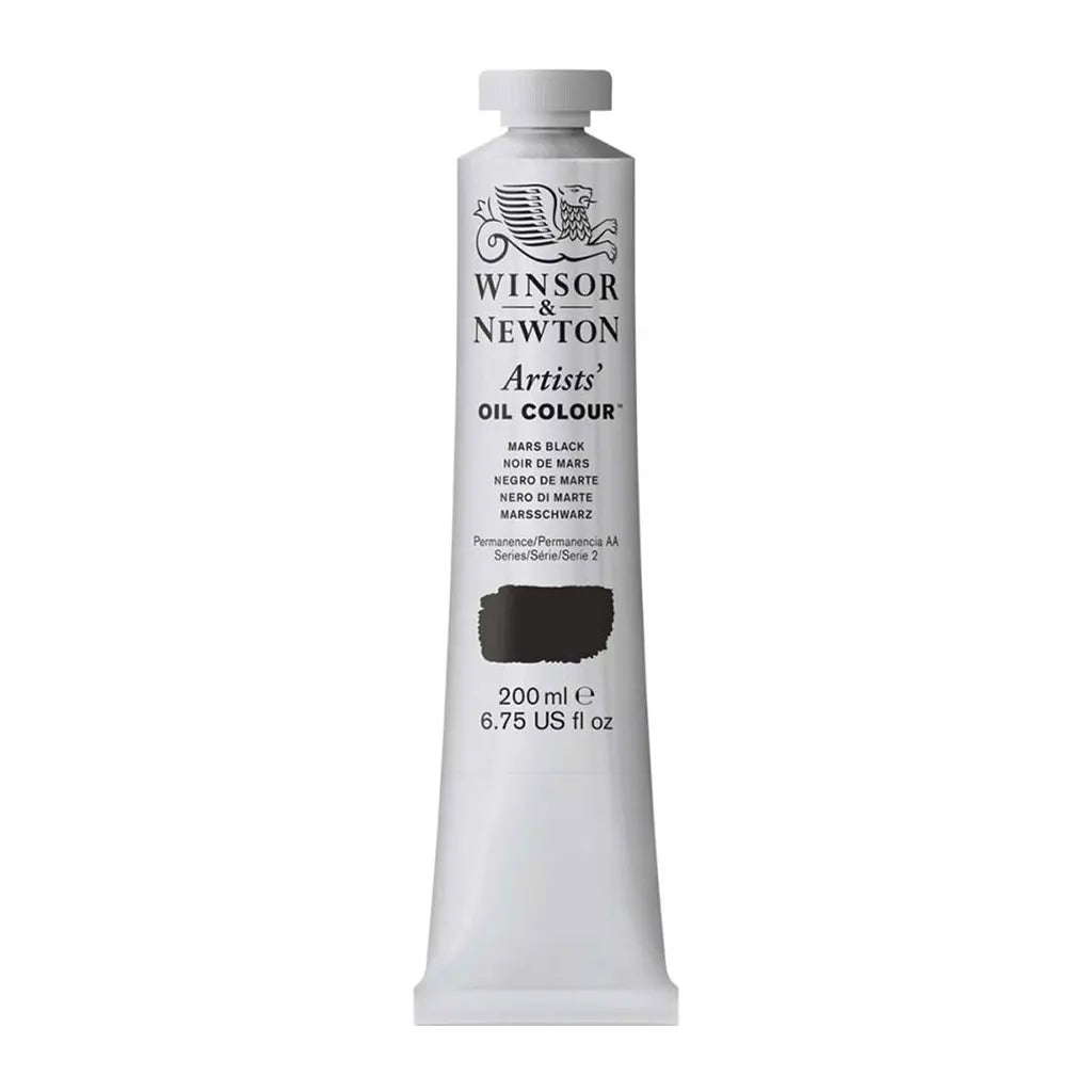 Winsor & Newton Artists Oil Colour 200ml Mars Black S2