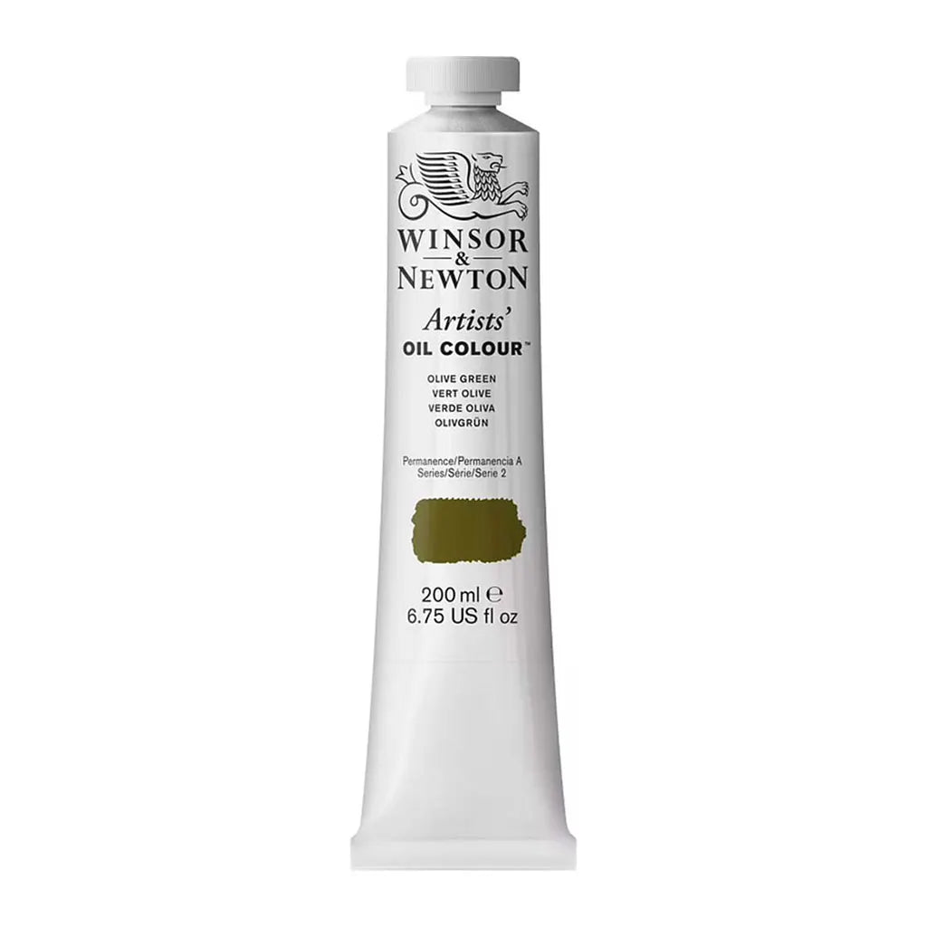 Winsor & Newton Artists Oil Colour 200ml Olive Green S1