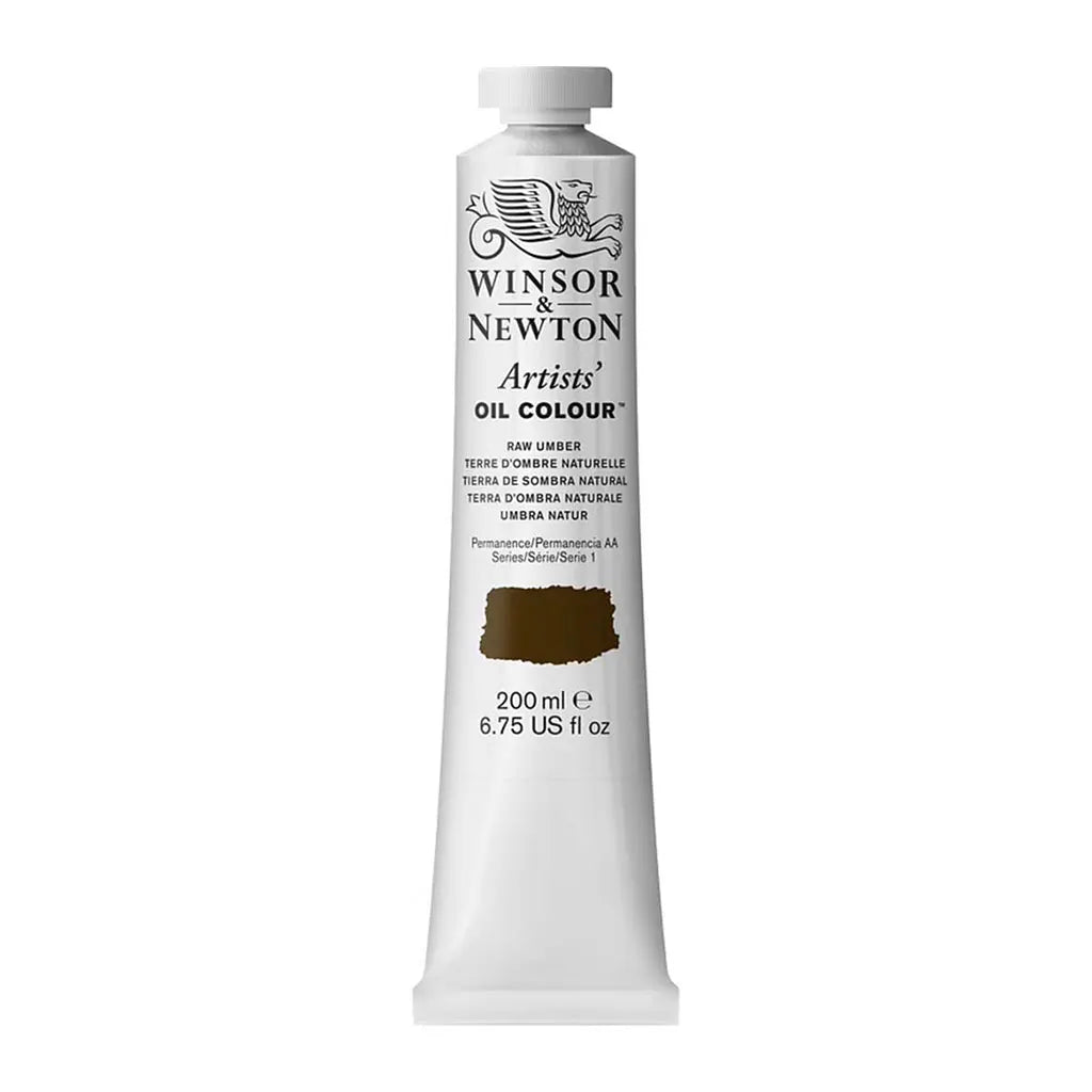 Winsor & Newton Artists Oil Colour 200ml Raw Umber S1