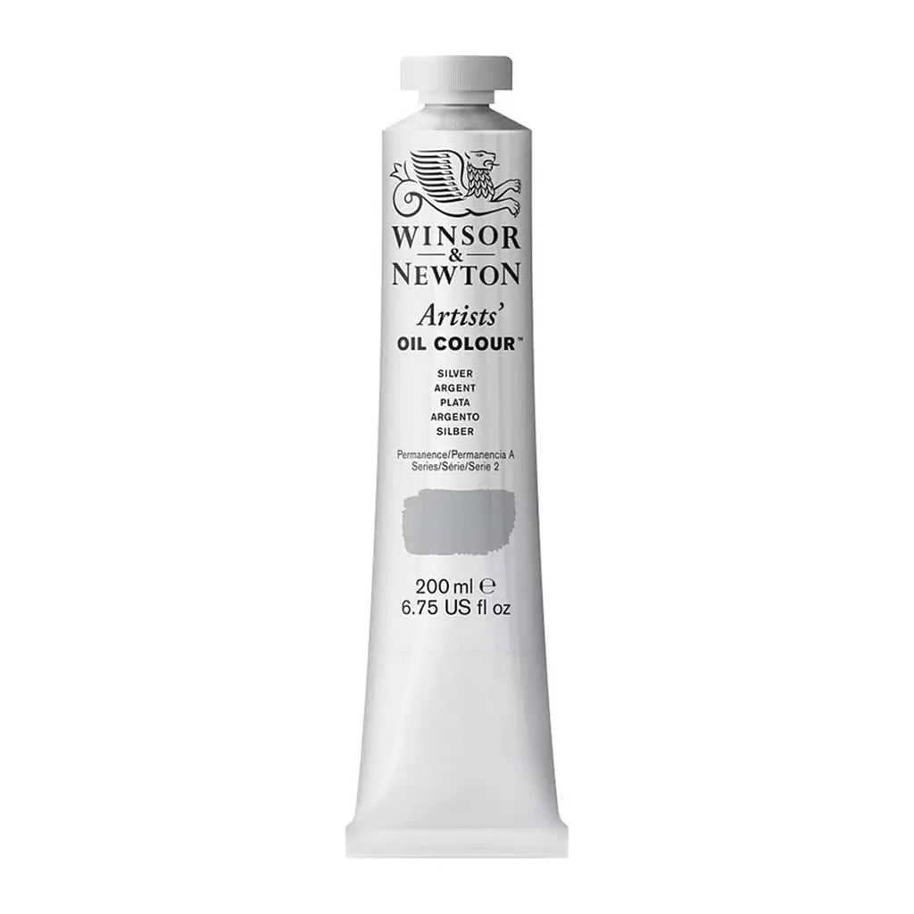 Winsor & Newton Artists Oil Colour 200ml Silver S2
