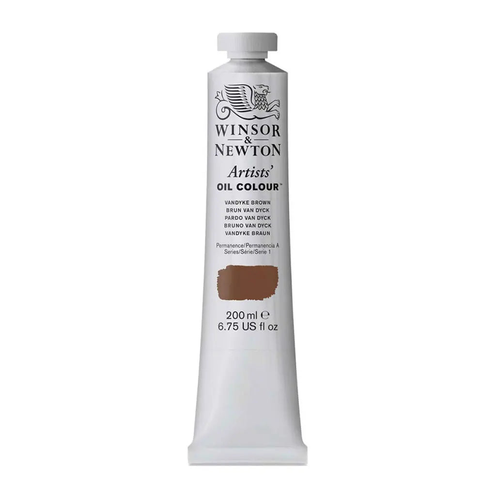 Winsor & Newton Artists Oil Colour 200ml Vandyke Brown S1