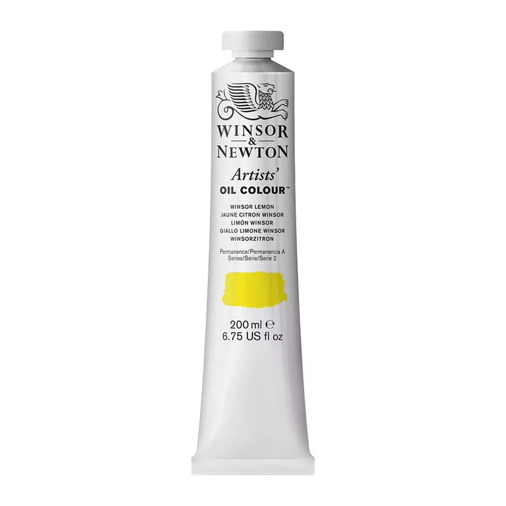 Winsor & Newton Artists Oil Colour 200ml Winsor Lemon S2