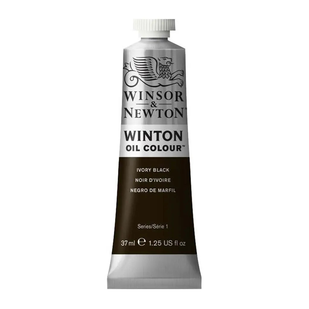 Winsor & Newton Winton Oil Color 37ml Ivory Black S1
