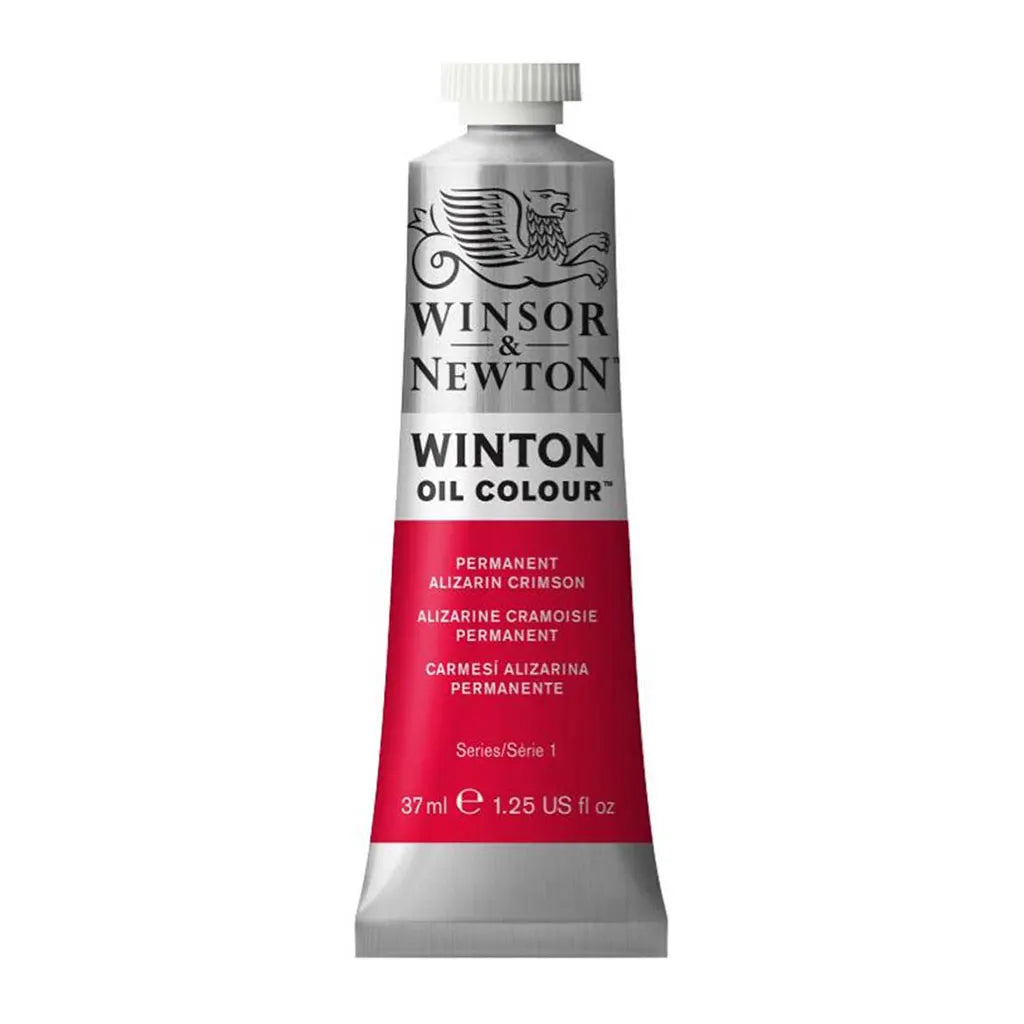 Winsor & Newton Winton Oil Color 37ml Permanent Alizarin Crimson S1