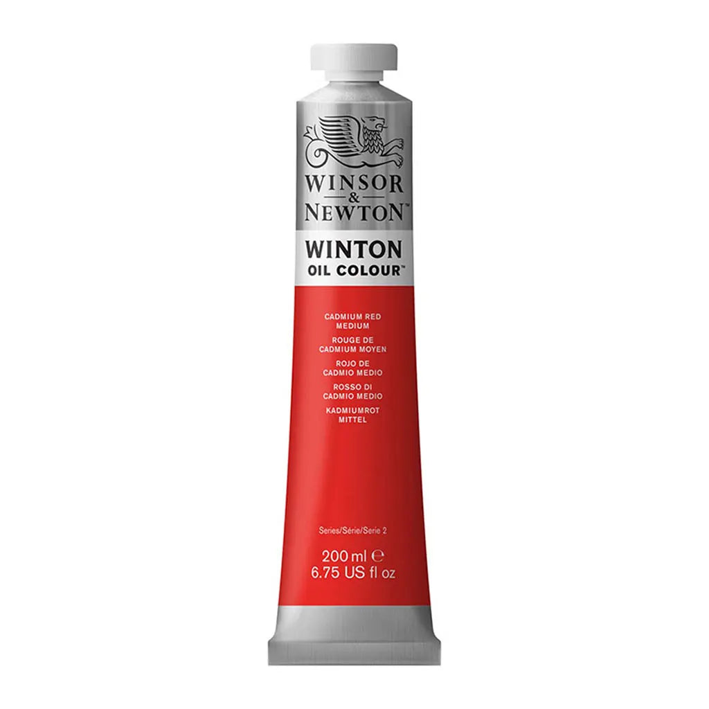 Winsor & Newton Winton Oil Color 200ml Cadmium Red Medium S2