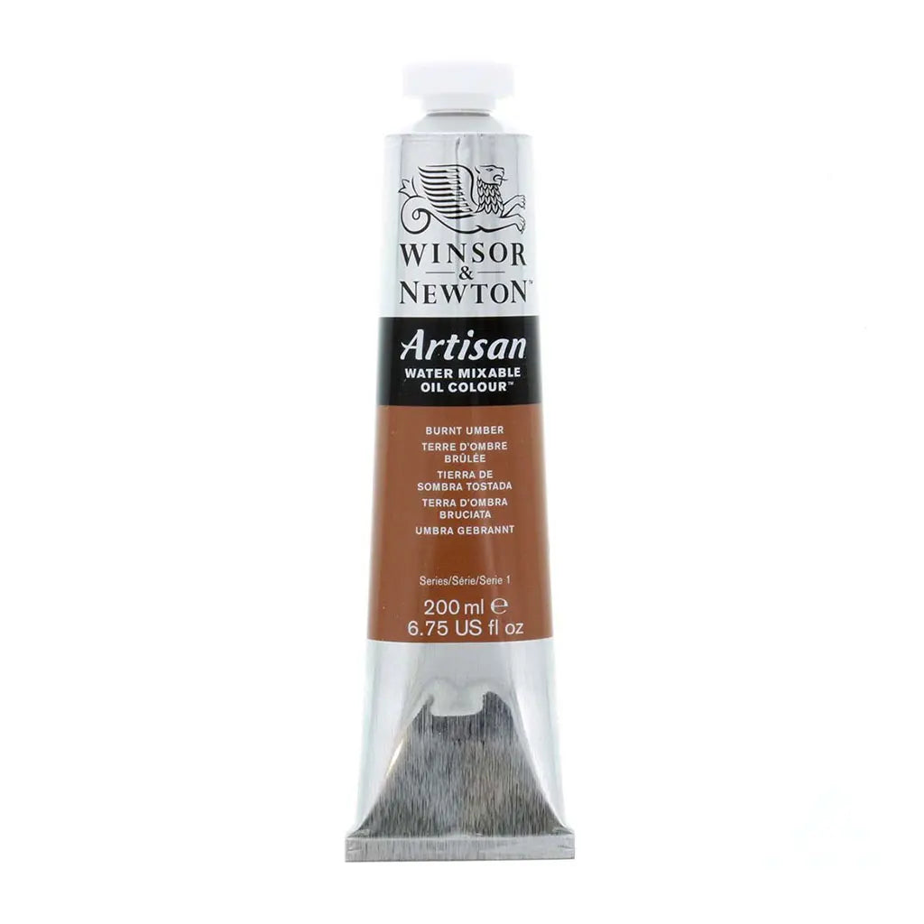 Winsor & Newton Artisan Mixable Oil Color 200ml Burnt Umber S1