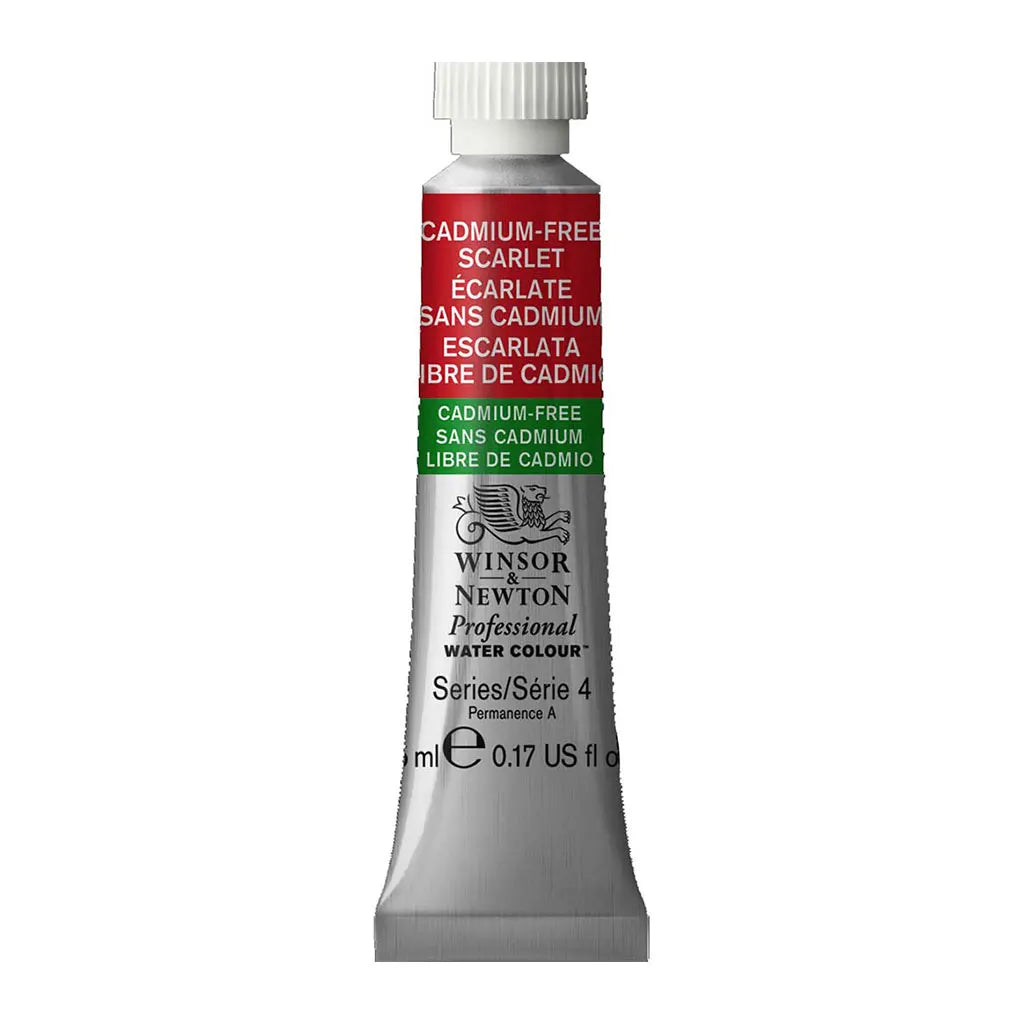 Winsor &amp; Newton Professional Watercolour 5ml Cadmium-Free Scarlet S4