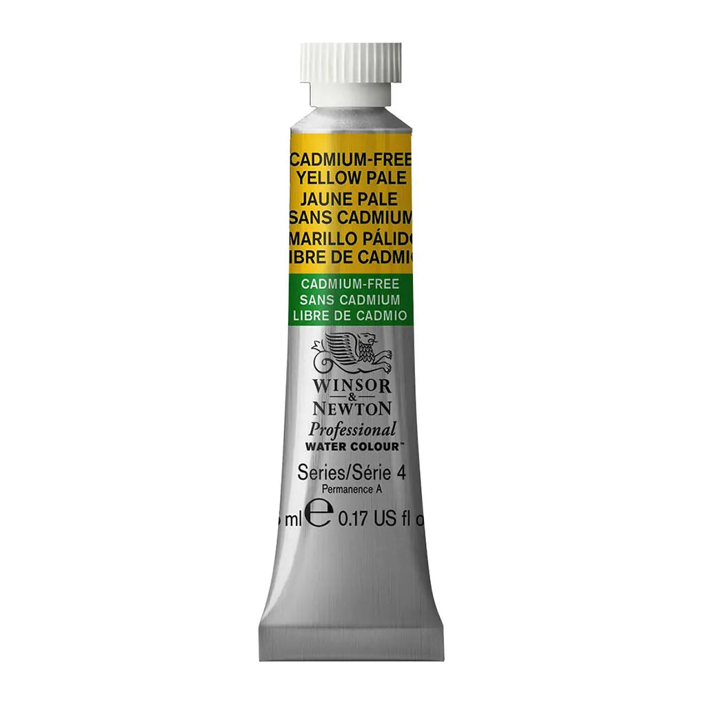Winsor &amp; Newton Professional Watercolour 5ml Cadmium-Free Yellow Pale S4