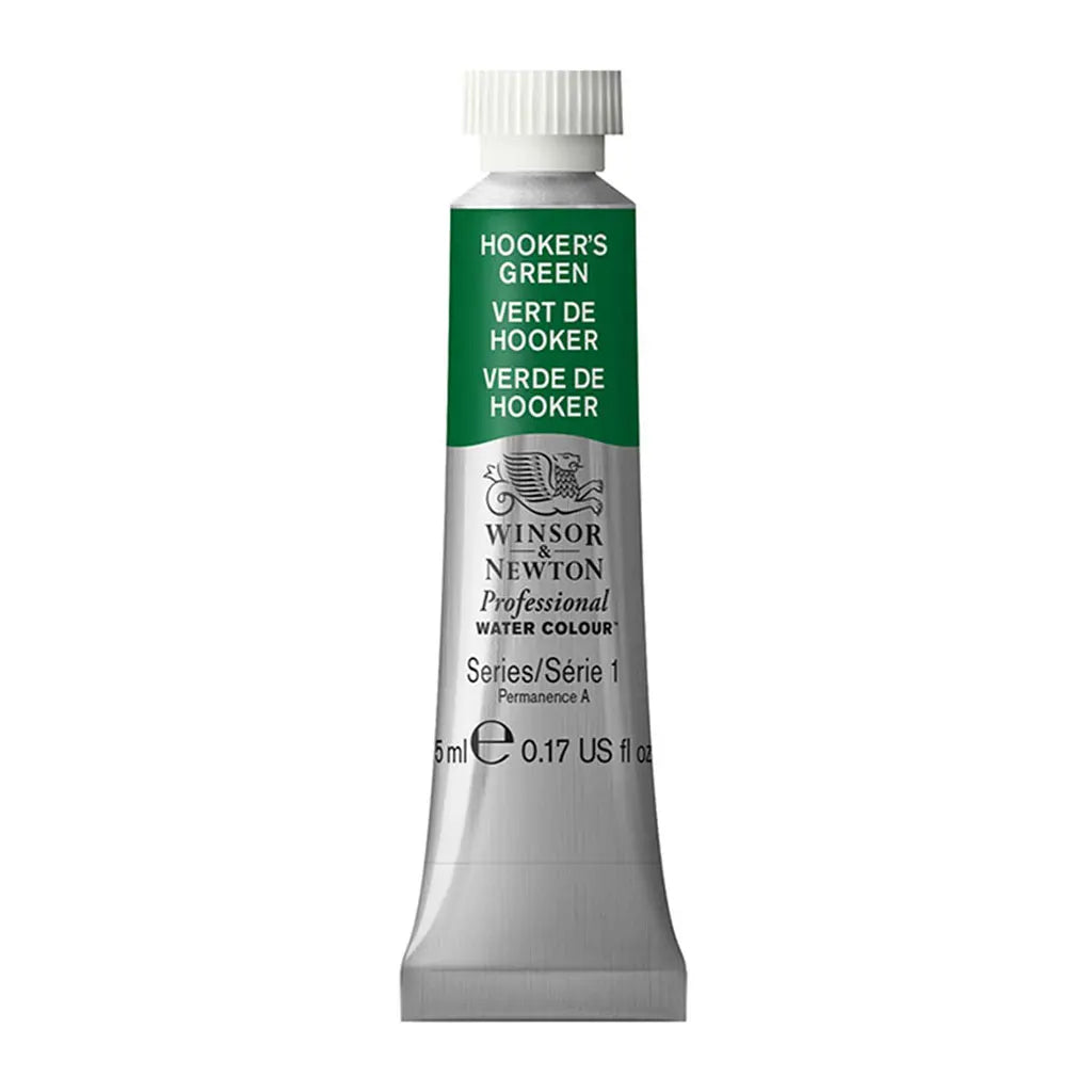 Winsor & Newton Professional Watercolour 5ml HookerS Green S1