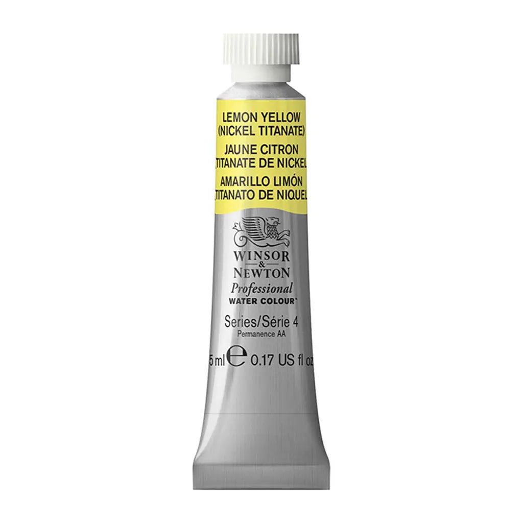 Winsor &amp; Newton Professional Watercolour 5ml Lemon Yellow (Nickel Titanate) S4