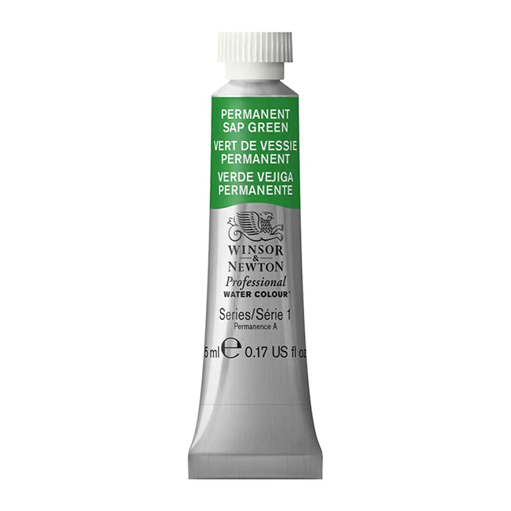 Winsor & Newton Professional Watercolour 5ml Permanent Sap Green S1
