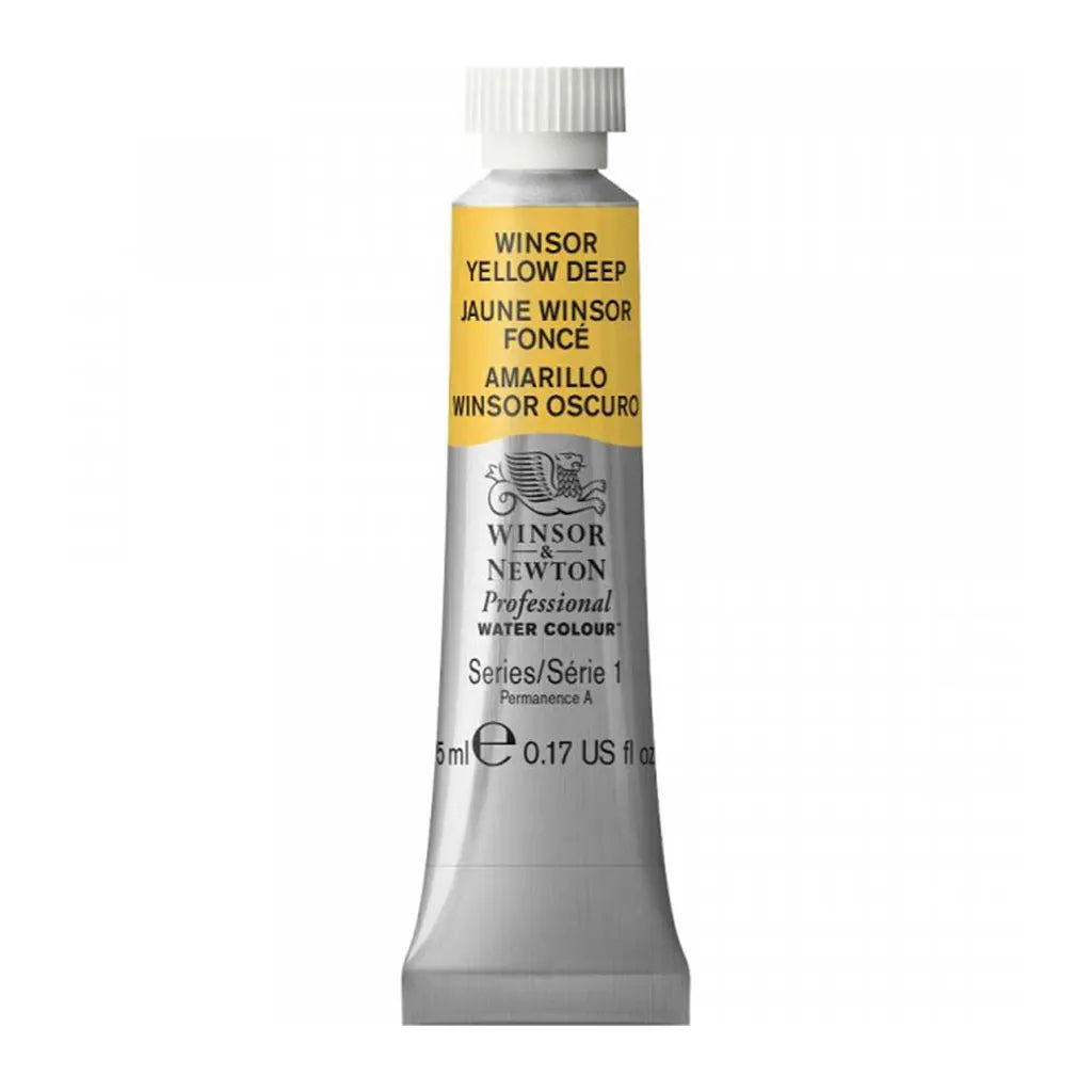 Winsor & Newton Professional Watercolour 5ml Winsor Yellow Deep S1