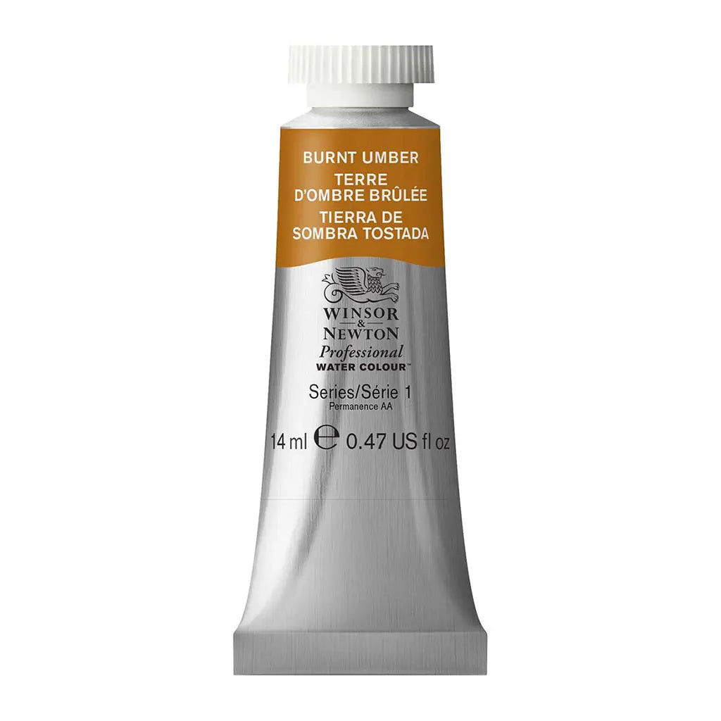 Winsor & Newton Professional Watercolour 14ml Burnt Umber S1