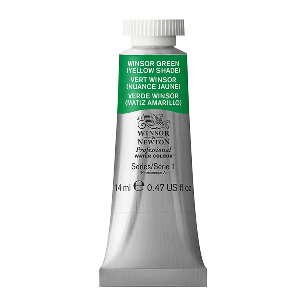 Winsor & Newton Professional Watercolour 14ml Winsor Green (Yellow Shade) S1
