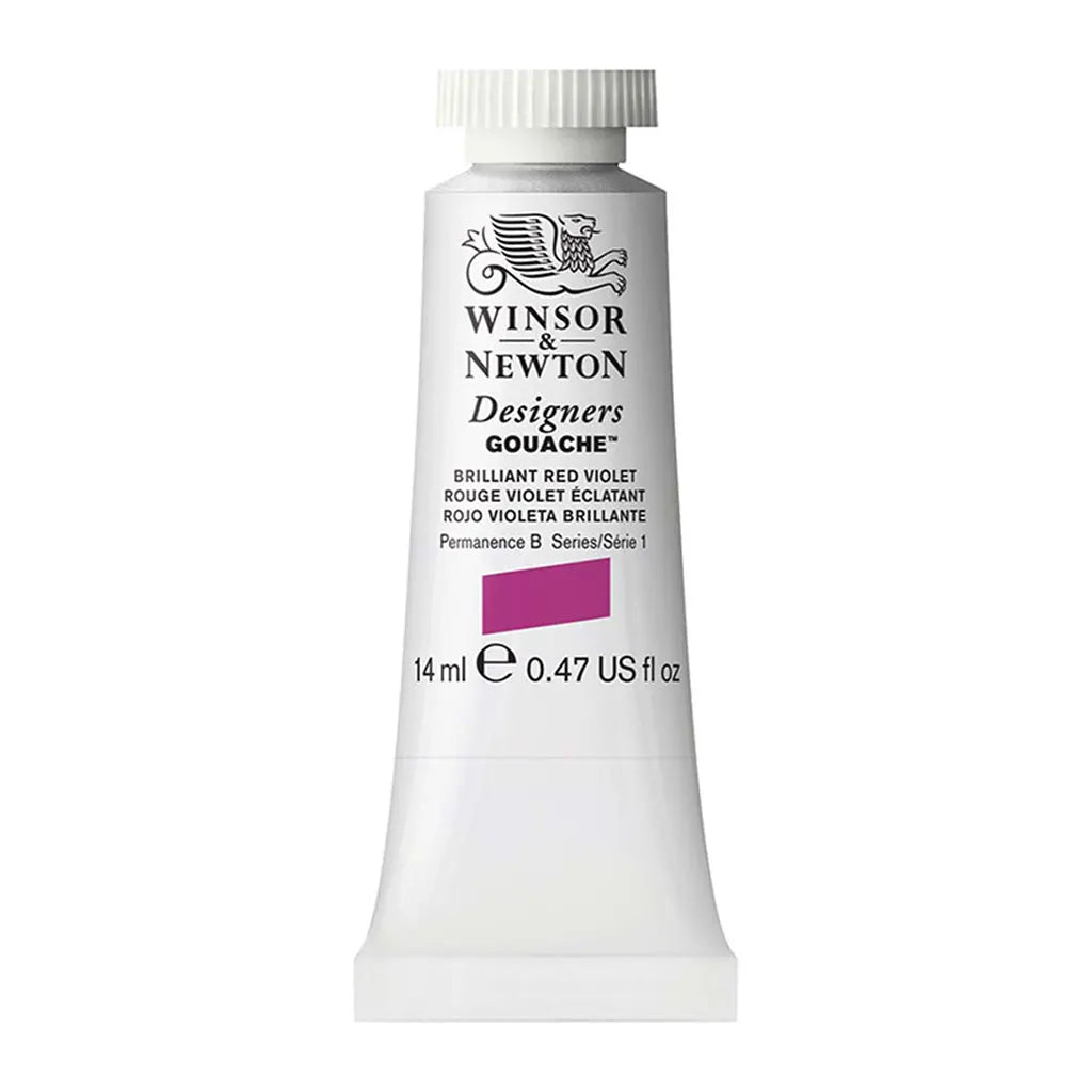 Winsor & Newton Designers Gouache 14ml Brilliant Red Violet S1