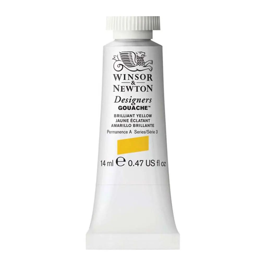 Winsor & Newton Designers Gouache 14ml Brilliant Yellow S3