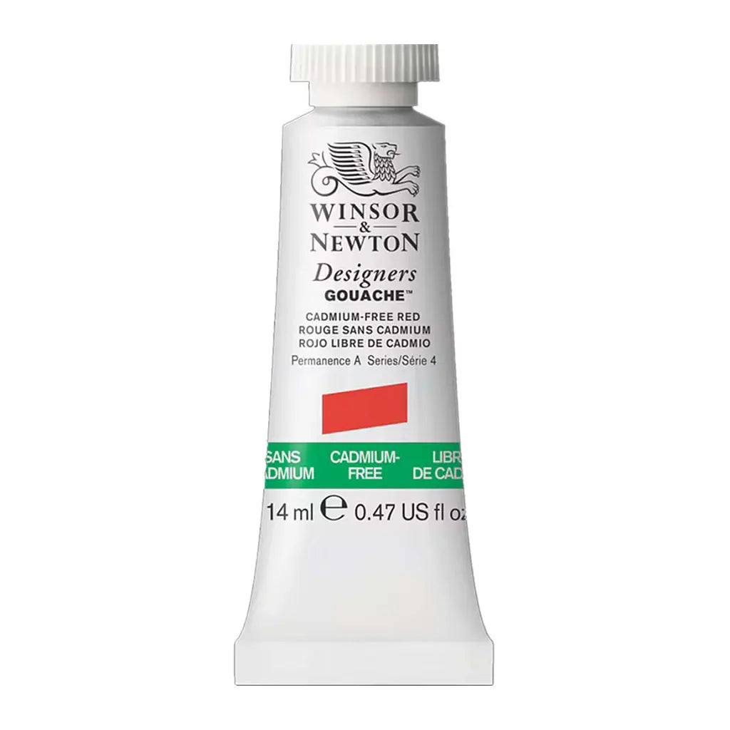 Winsor & Newton Designers Gouache 14ml Cadmium Free Red S4