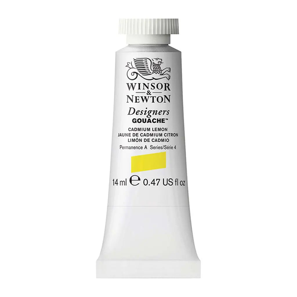 Winsor & Newton Designers Gouache 14ml Cadmium Lemon S4