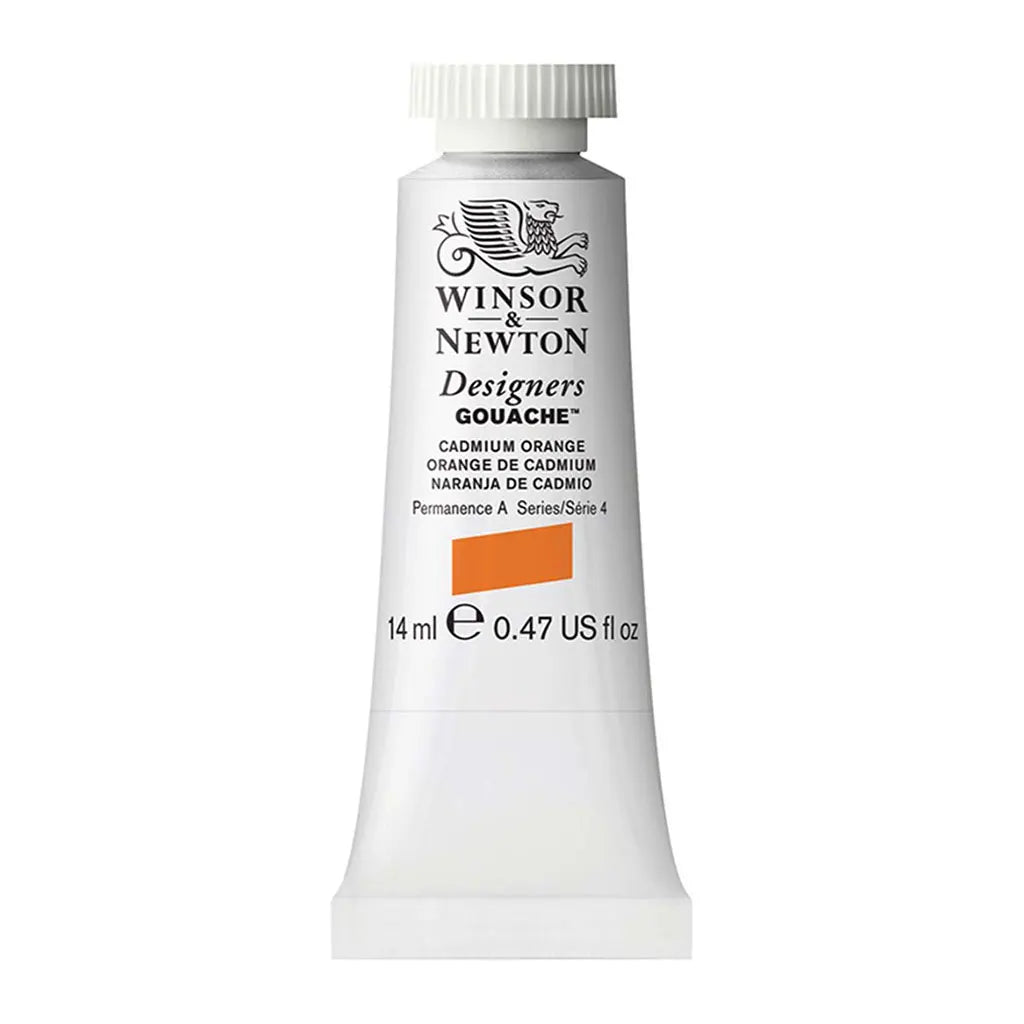 Winsor & Newton Designers Gouache 14ml Cadmium Orange S4