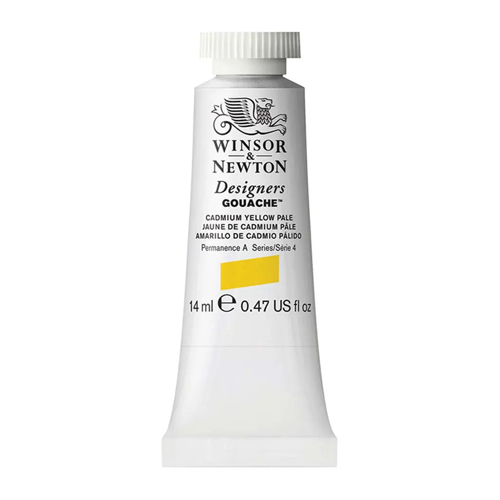Winsor & Newton Designers Gouache 14ml Cadmium Yellow Pale S4