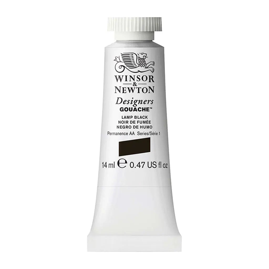 Winsor & Newton Designers Gouache 14ml Lamp Black S1