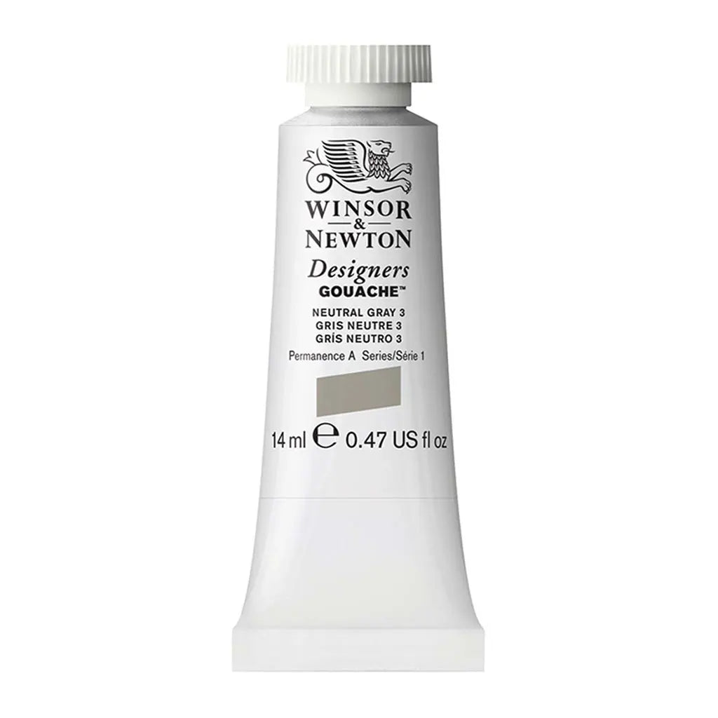 Winsor & Newton Designers Gouache 14ml Neutral Grey N3 S1