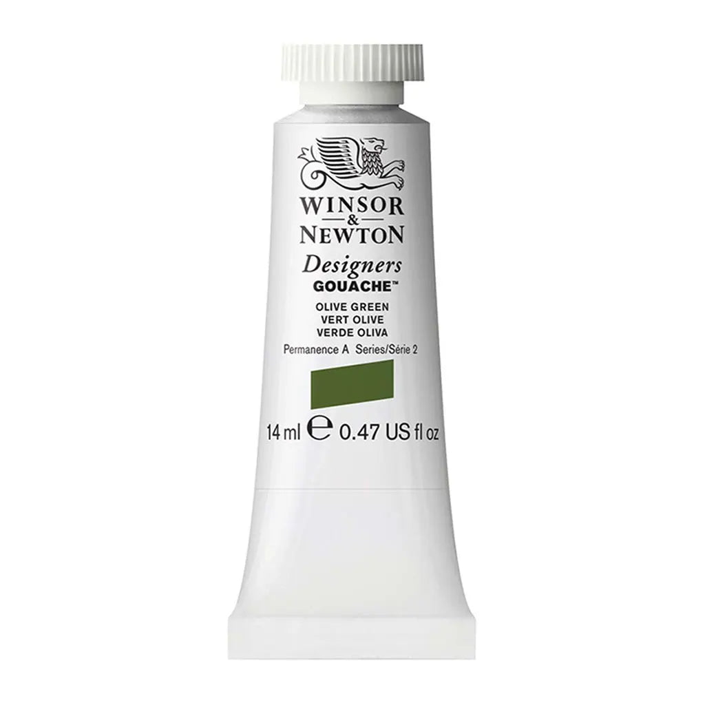 Winsor & Newton Designers Gouache 14ml Olive Green S2