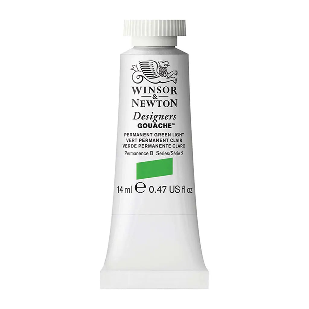 Winsor & Newton Designers Gouache 14ml Permanent Green Light S2