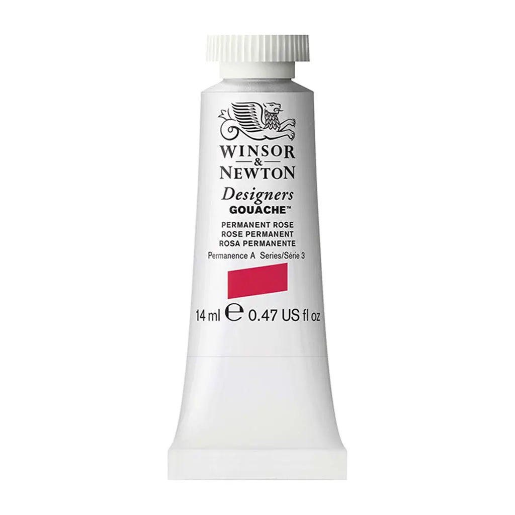 Winsor & Newton Designers Gouache 14ml Permanent Rose S3