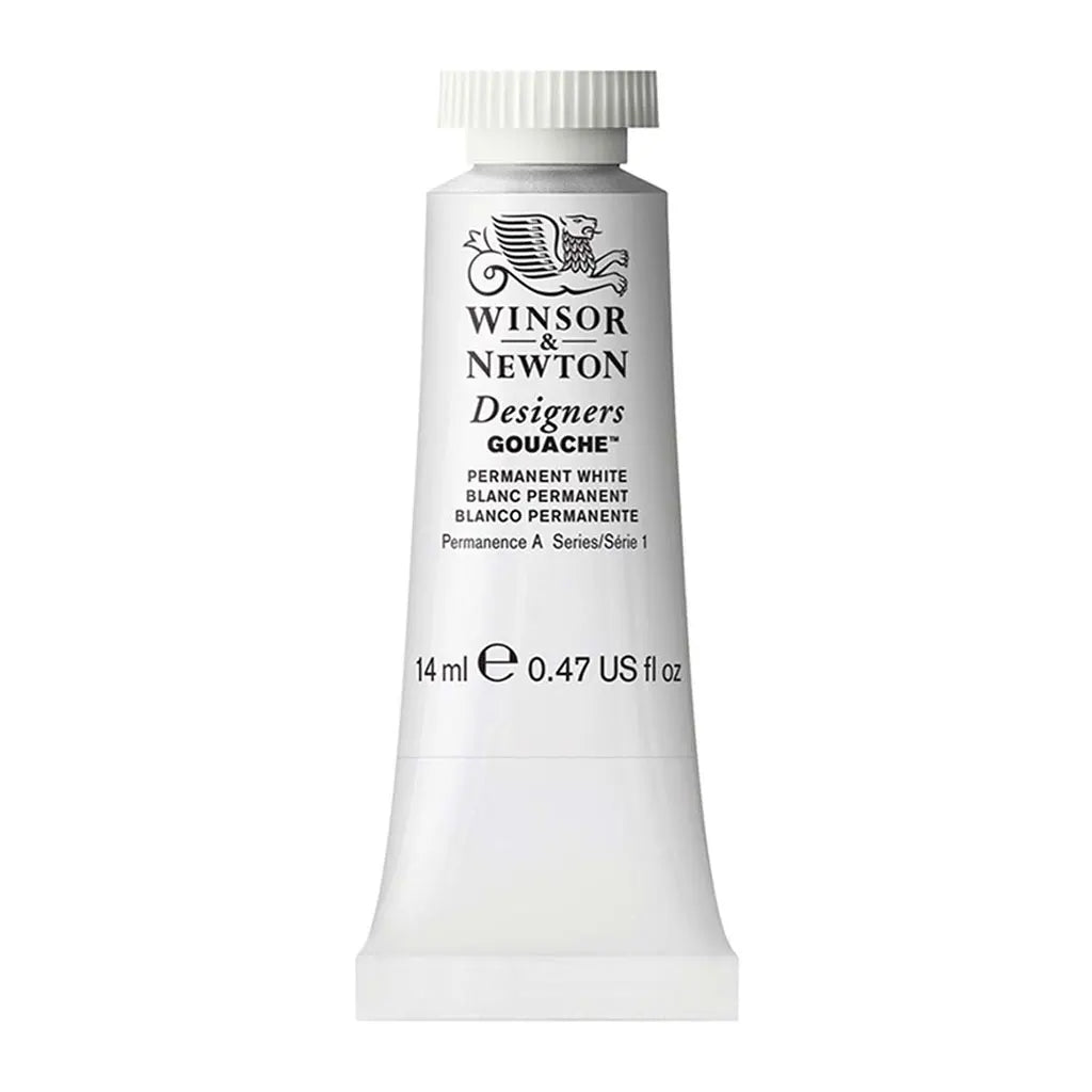 Winsor & Newton Designers Gouache 14ml Permanent White S1