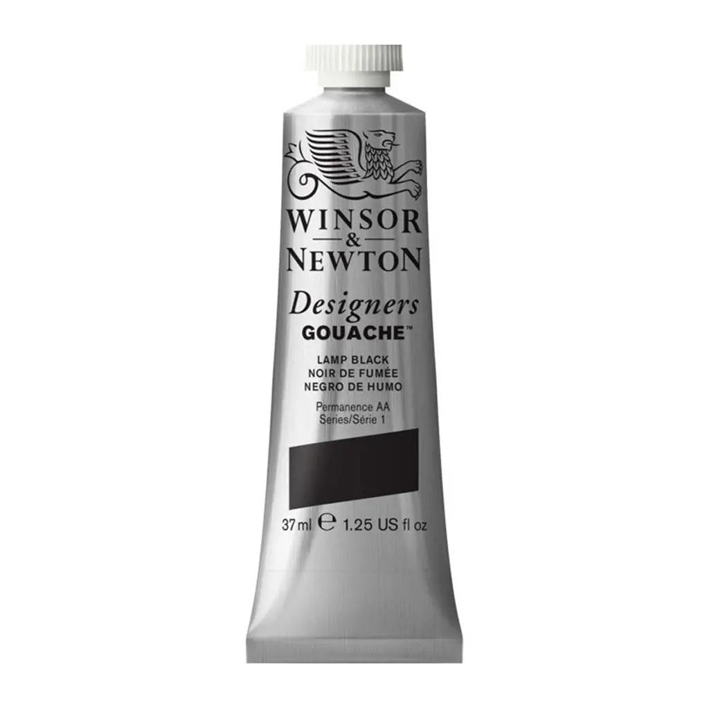 Winsor & Newton Designers Gouache 37ml Lamp Black S1