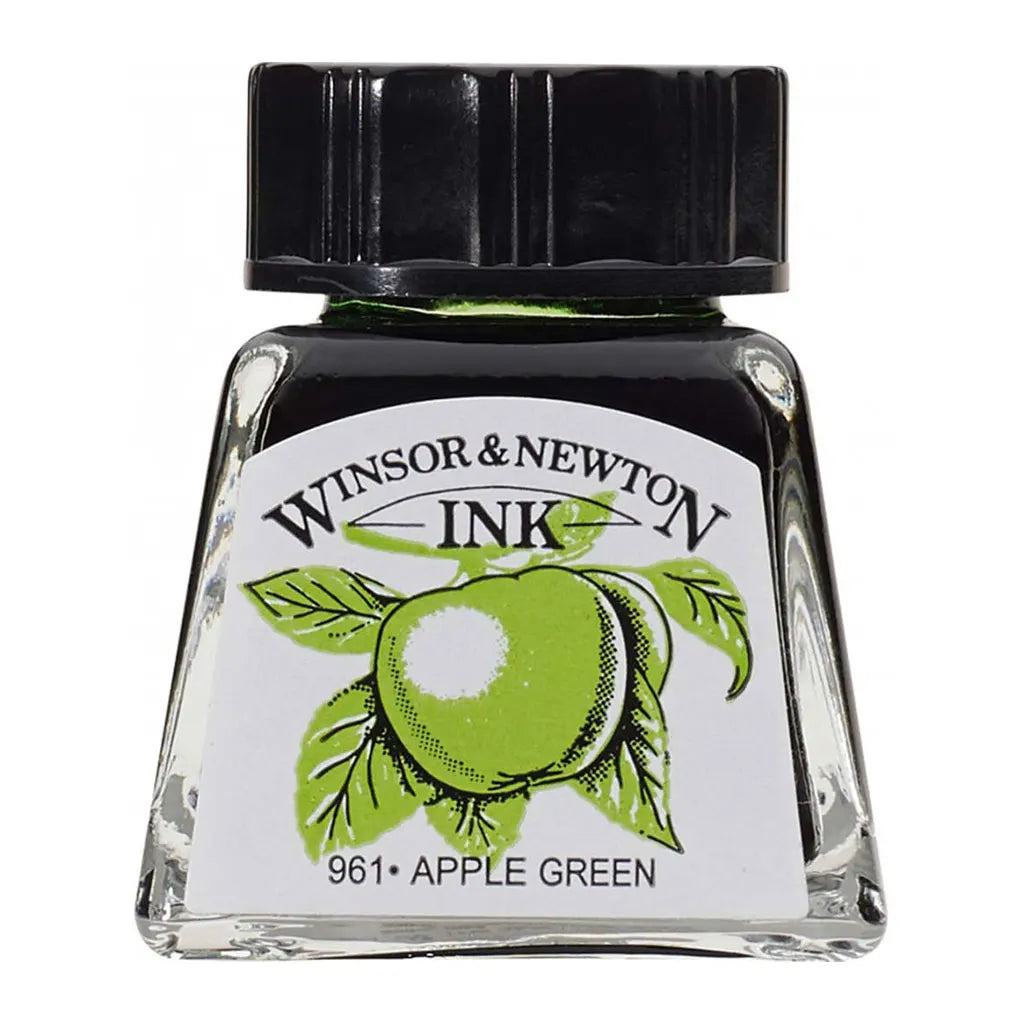 Winsor &amp; Newton Drawing Ink 14ml Apple Green