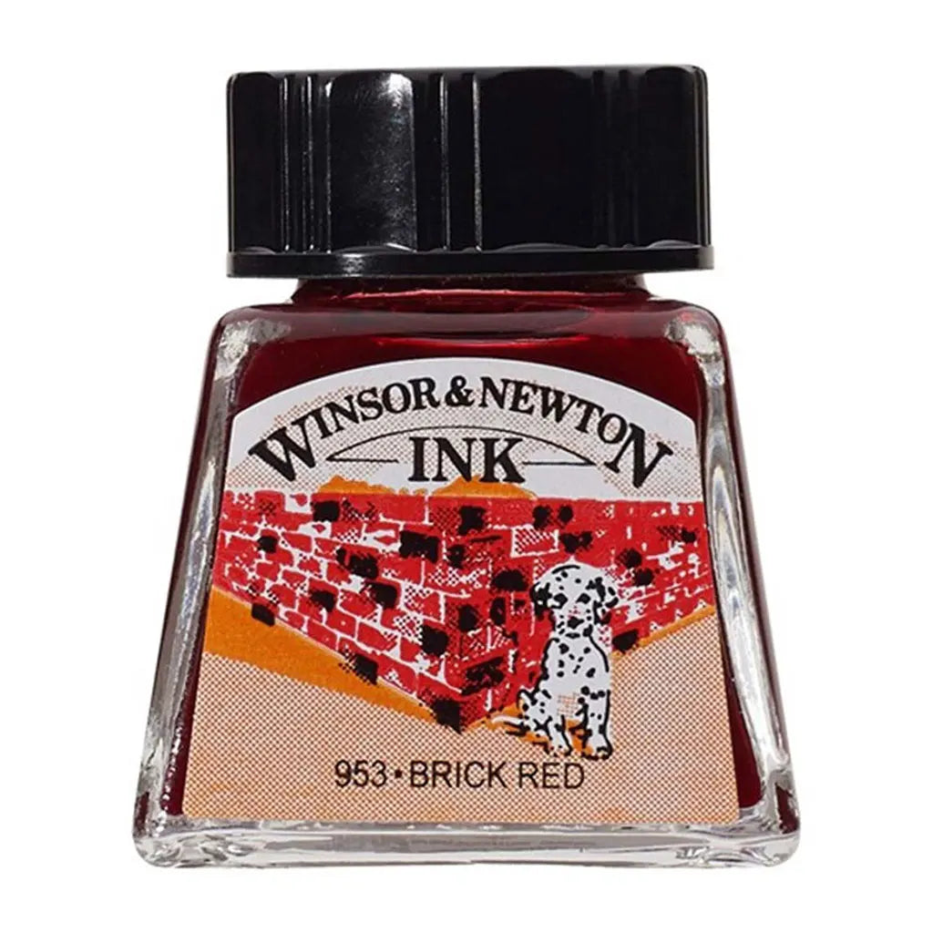 Winsor & Newton Drawing Ink 14ml Brick Red