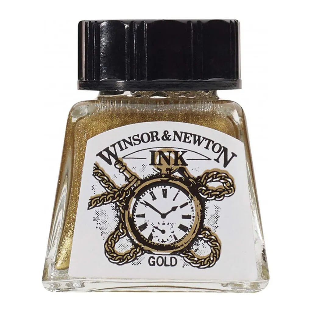 Winsor & Newton Drawing Ink 14ml Gold