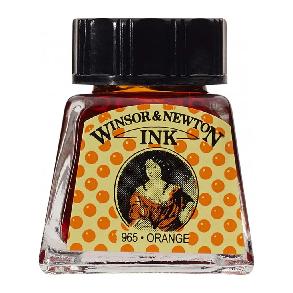 Winsor & Newton Drawing Ink 14ml Orange