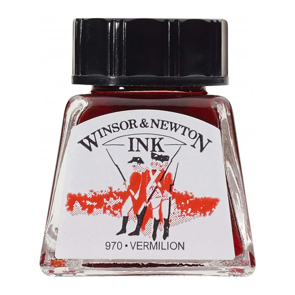 Winsor & Newton Drawing Ink 14ml Vermilion