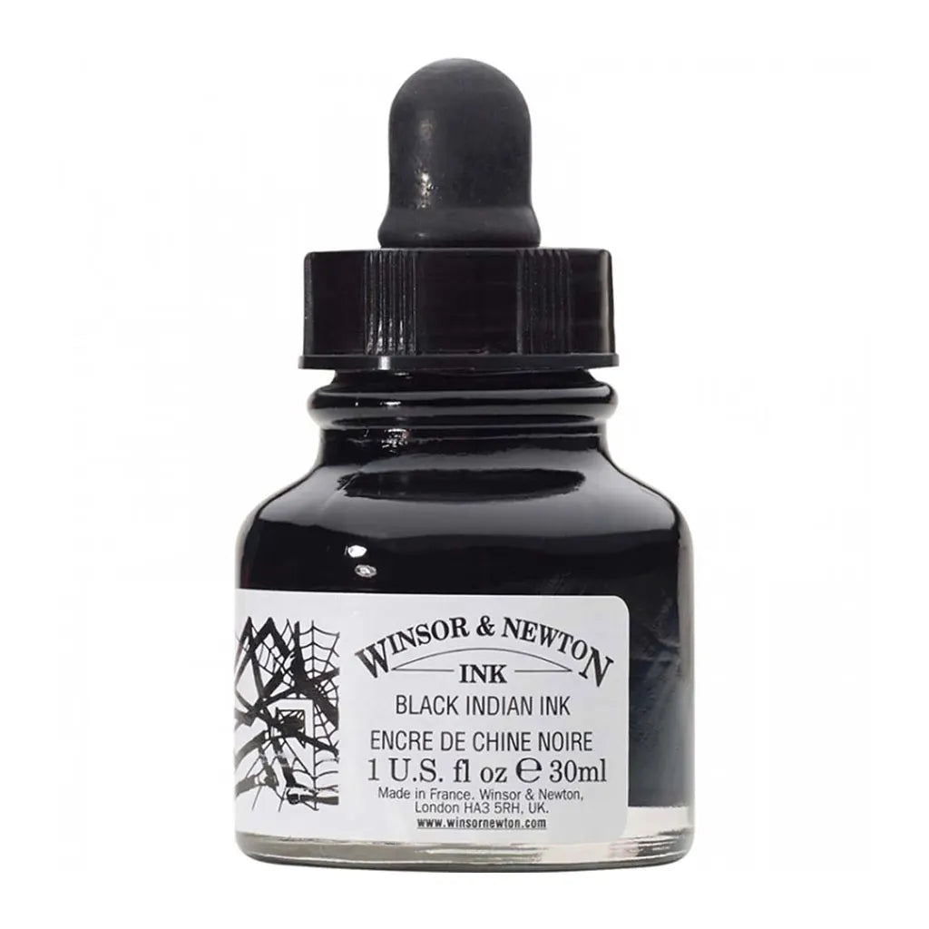 Winsor &amp; Newton Drawing Ink 30ml Black
