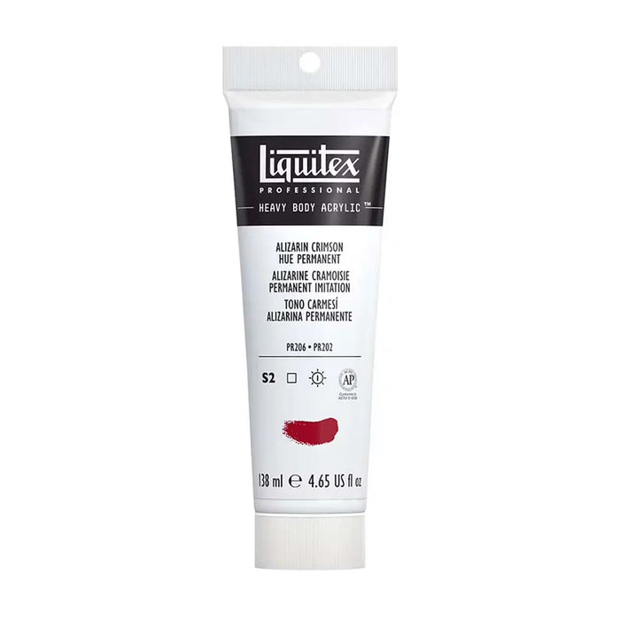 Liquitex Professional Heavy Body Acrylic 138ml (4.65oz) Alizarin Crimson Hue Permanent S2