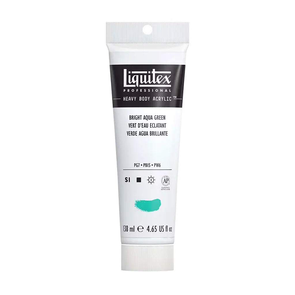 Liquitex Professional Heavy Body Acrylic 138ml (4.65oz) Bright Aqua Green S1