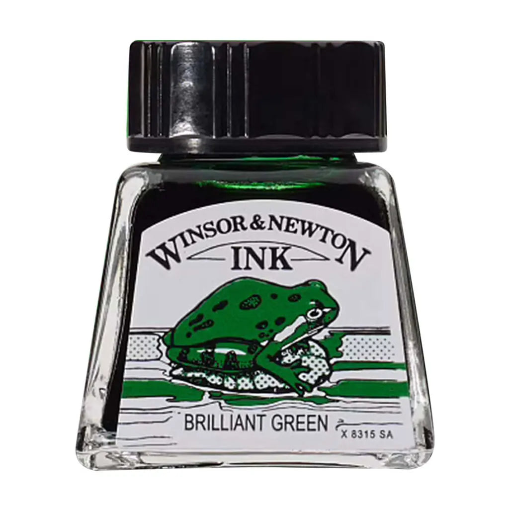 Winsor & Newton Drawing Ink 14ml Brilliant Green