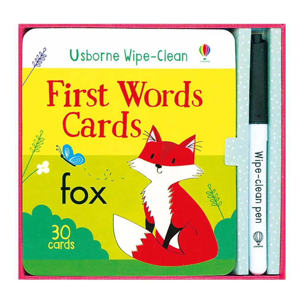 Usborne First Words Cards Wipe Clean