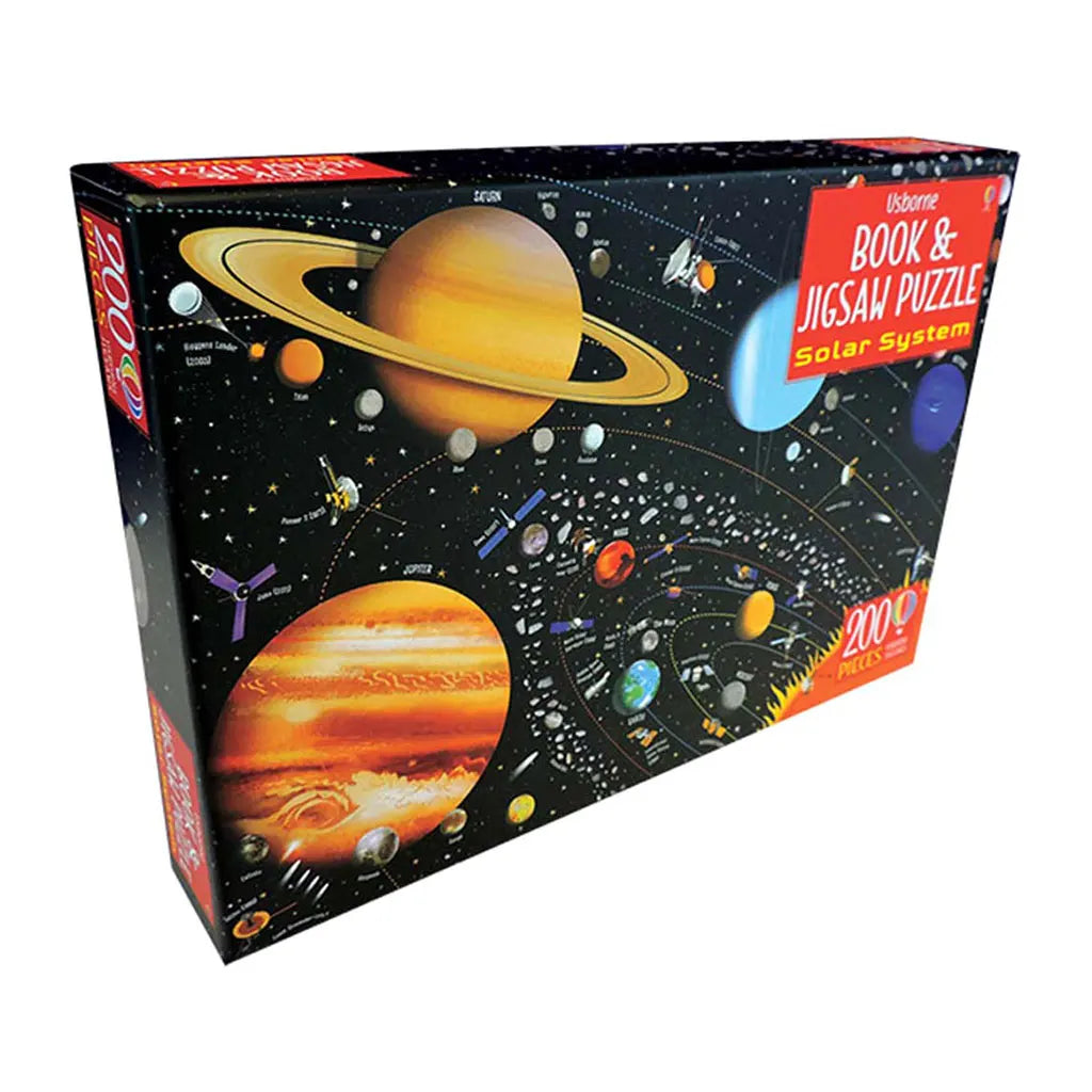 Usborne Solar System Book and Jigsaw Puzzle 200pc