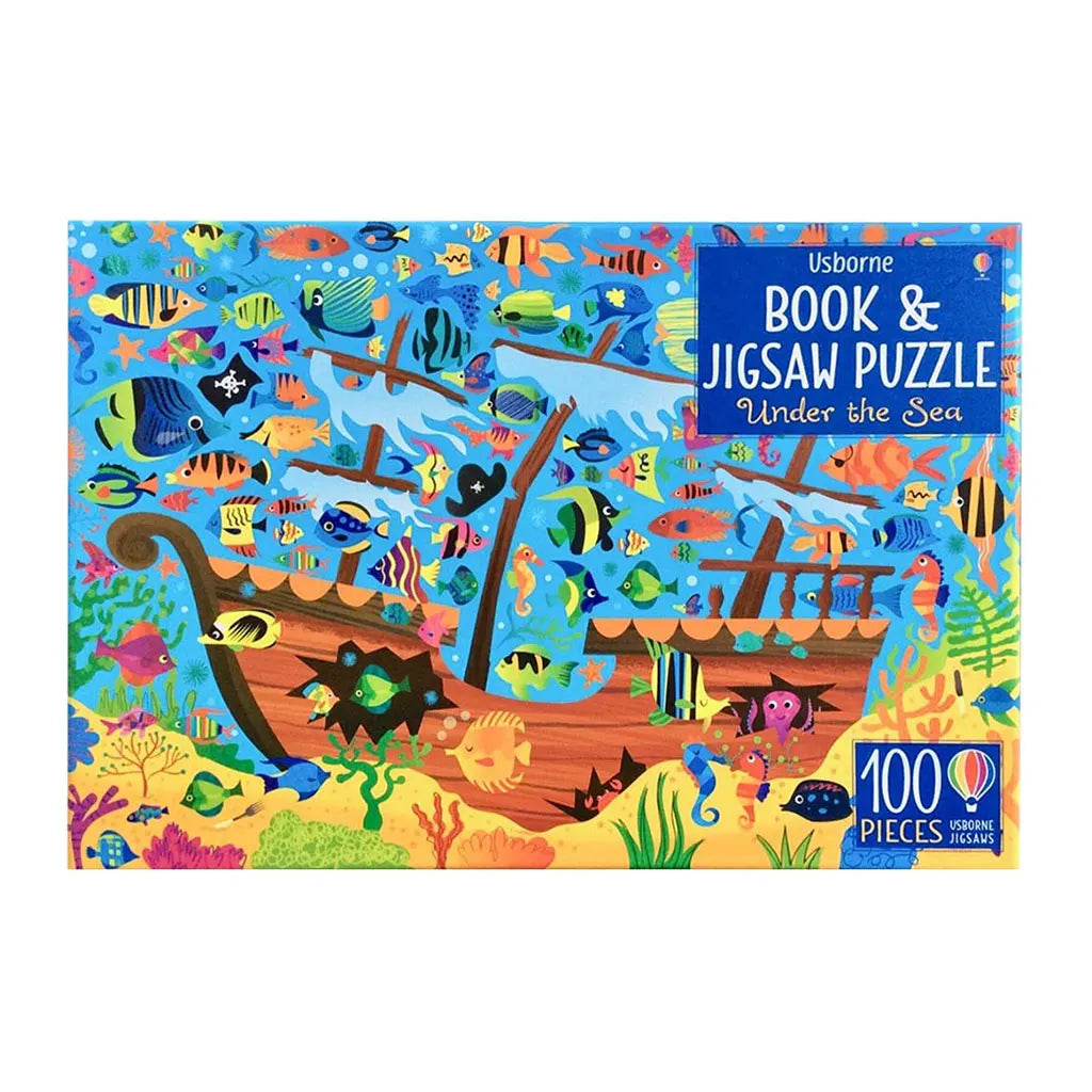 Usborne Under the Sea Book &amp; Jigsaw Puzzle